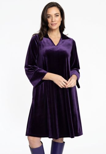 Kleid V-Ausschnitt VELOURS - Yoek - Modalova