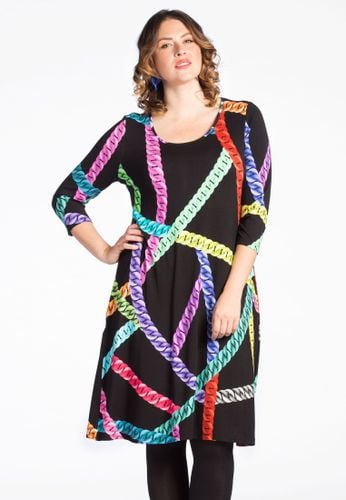 Kleid NEON CHAINS A-Linie - Yoek - Modalova