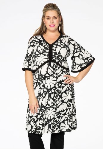 Kleid mit Bindebändern PAISLEY FLOWER - Yoek - Modalova