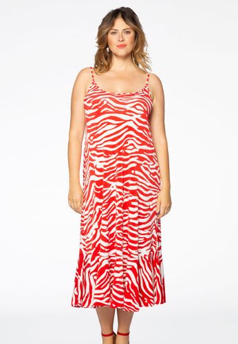 Kleid mit Spaghettiträgern ZEBRA - Yoek - Modalova