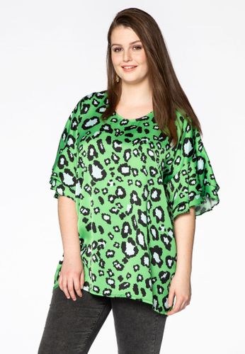 Blouse wide frilled LEOPARD - Yoek - Modalova