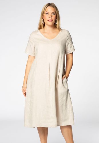 Kleid mit Falten LINEN - Yoek - Modalova