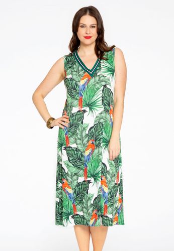 Midi-Kleid mit V-Ausschnitt PARROT - Yoek - Modalova