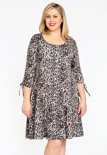 Kleid mit Volants LEOPARD - Yoek - Modalova