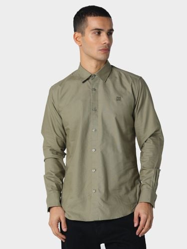 Mens Aubin Khaki Shirt - Khaki / L - 883 Police - Modalova