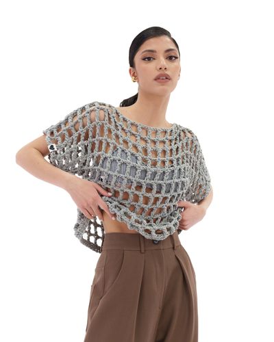 Crochet Net Top - Mumshandmade - Modalova