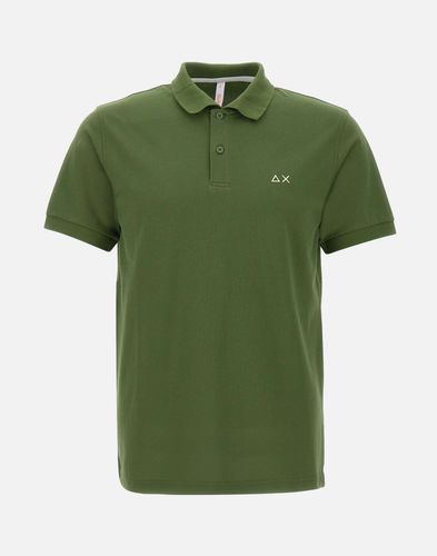 Grünes Stretch-Baumwoll-Poloshirt - Sun68 - Modalova
