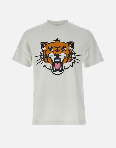 Gots Glücklicher Tiger Baumwoll-T-Shirt - KENZO PARIS - Modalova