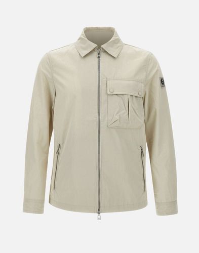 Drome Overshirt aus ivory Baumwolle - Belstaff - Modalova