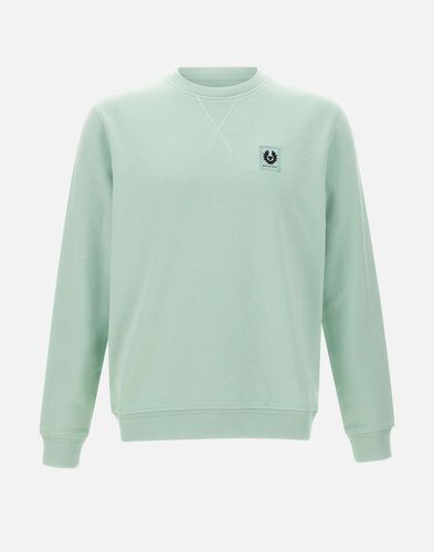 Herren Mintgrüner Baumwollpullover - Belstaff - Modalova