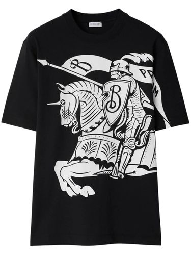 Schwarzes Baumwoll-T-Shirt - Burberry - Modalova