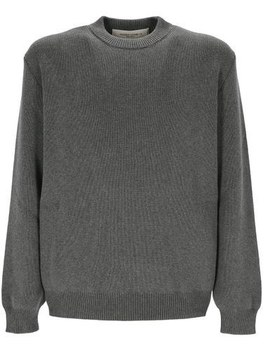 Dunkelgrauer Baumwollmischpullover - Golden Goose - Modalova