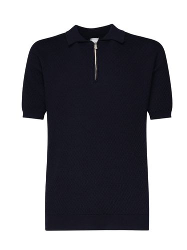 Blaues Wollpolo mit Reißverschluss - Eleventy - Modalova