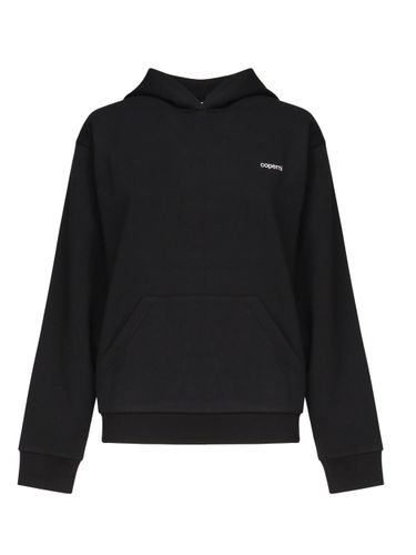 Schwarzer Kapuzenpullover aus Baumwollmischung - Coperni - Modalova