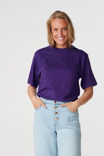 Oversized T -Shirt - Violet - TeeShoppen - Modalova