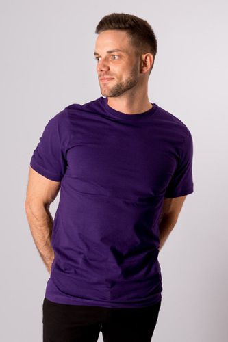 Basis T-shirt - Lila - Mann - TeeShoppen - Modalova