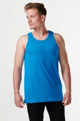 Basic Tanktop - Benzinblau - Mann - TeeShoppen - Modalova