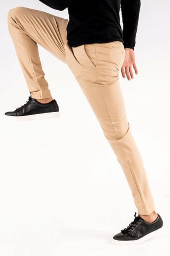 Performance Joggen Pants - Beige - Male - TeeShoppen - Modalova