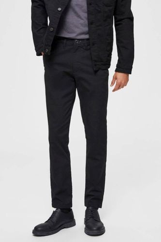 Meilen Flex Chino Pant - Schwarz - Mann - Selected Homme - Modalova