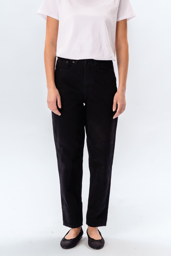 The Original Performance Mom Jeans Schwarzer Denim - Size 25/30 - Damen Jeans - TEESHOPPEN - Modalova