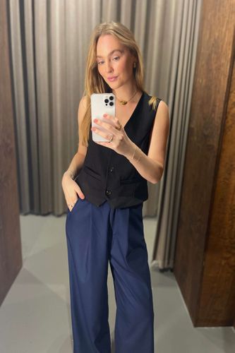 Nadia Pants - Marine - TeeShoppen - TeeShoppen - Modalova