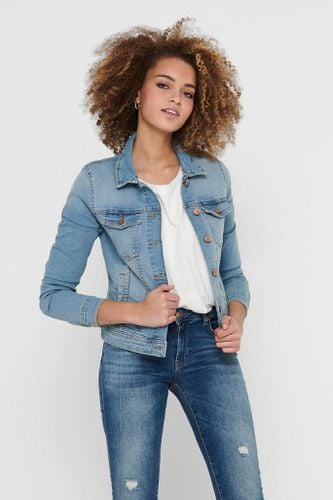 TIA Denim Jacke - Hellblauer Denim - ONLY - Modalova