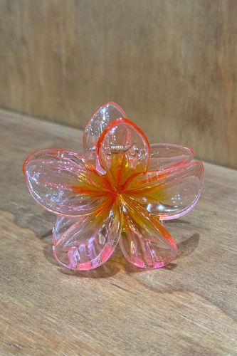 Blumenhaarclip - /Orange - TeeShoppen - Modalova