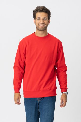 Basic Crewneck - Dänemarks Rot - Mann - TeeShoppen - Modalova