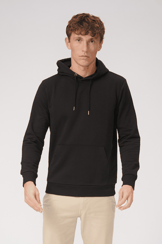 Basic Hoodie -Schweiß - Schwarz - Mann - TeeShoppen - Modalova