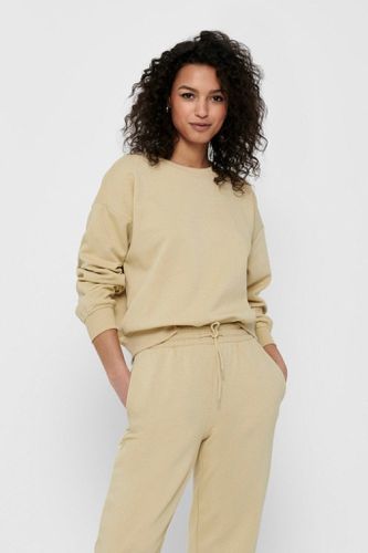 Bequeme Crewneck - Sandfarbe - ONLY - ONLY - Modalova