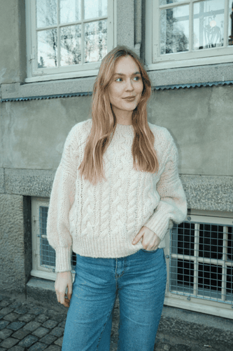 Emma Knit - Off White - TeeShoppen - TeeShoppen - Modalova