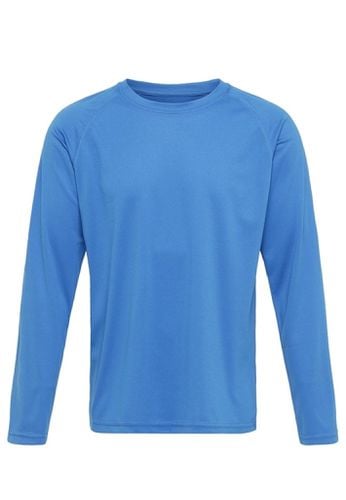 Langarmes Trainingst-Shirt-Blau - TeeShoppen - Modalova