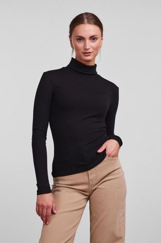 Kittte Rollneck Top - Schwarz - PIECES - Modalova