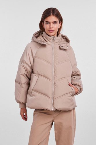 Neli City Pufferjacke - Silver Mink - PIECES - Modalova