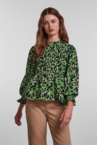 Meline Bluse - Grasgrün - PIECES - PIECES - Modalova