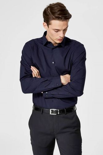 Preston -Shirt - Slim Fit - Marine - Mann - Selected Homme - Modalova