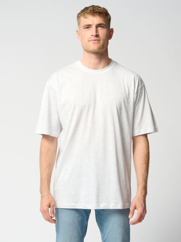 Oversized T -Shirt - hellgrau - Male - TeeShoppen - Modalova