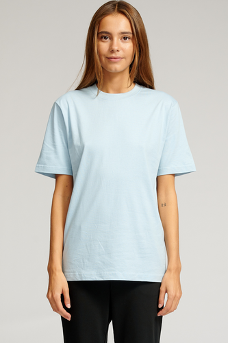 Oversized T Shirt Hellblau - Size 3XS - Damen Shirt - TEESHOPPEN - Modalova