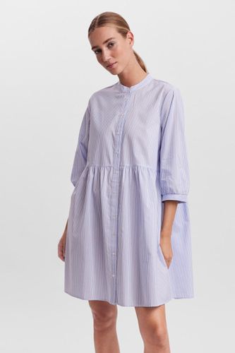 Sisi 3/4 Kleid - blau / weiß gestreift - Vero Moda - Modalova