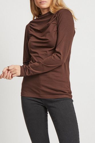 Crunch Long Sleeved Top - Demitasse - VILA - Modalova