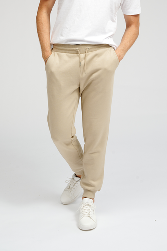 Basic Jogginghose - dunkler Beige - Male - TeeShoppen - Modalova