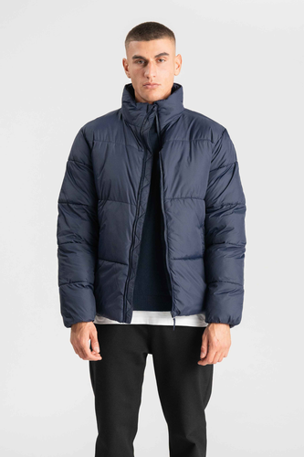 Pufferjacke - Marineblau - Mann - TeeShoppen - Modalova