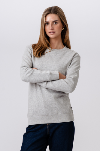 Sweatshirt Mit Rundhalsausschnitt – Grau - Size S - Damen Sweatshirt - TeeShoppen - Modalova