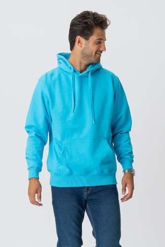 Basic Hoodie - Türkisblau - Mann - TeeShoppen - Modalova