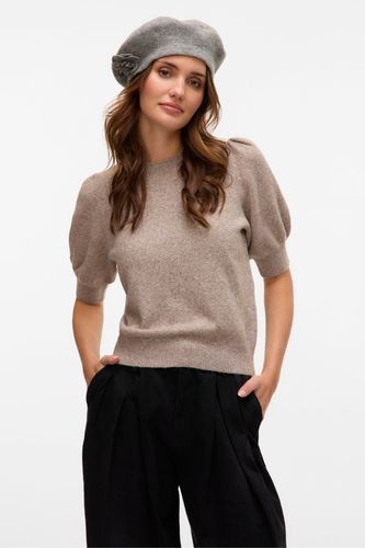 Doffy Pullover Mit Oausschnitt – Moon Rock Melange - Size XS - Damen Pullover - Vero Moda - Modalova