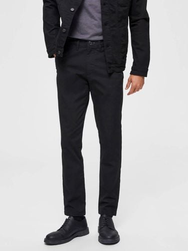 Meilen Flex Chino Pant - Schwarz - Mann - Selected Homme - Modalova