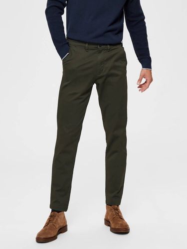 Meilen Flex Chino Pant - Dunkelgrün - Mann - Selected Homme - Modalova