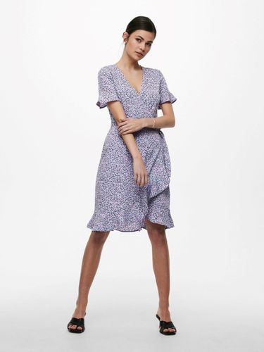 Olivia Wrap Dress - Chinesische Violett - ONLY - Modalova