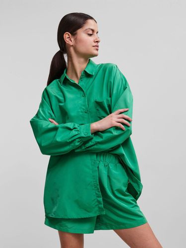 Chrilina Oversized Hemd - Simple Green - PIECES - Modalova