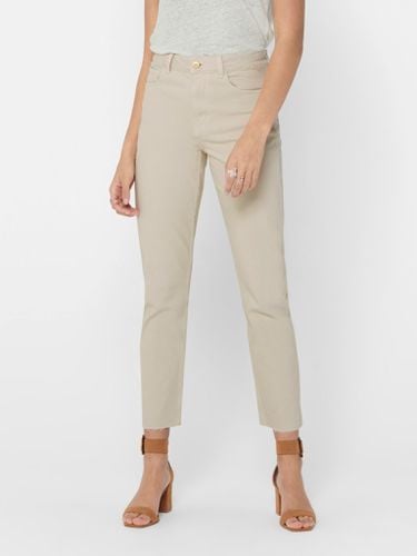 Emily Hohe Taillenjeans - ECRU - ONLY - Modalova